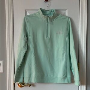 Vineyard Vines Mint Green 3/4 Zip Sweatshirt